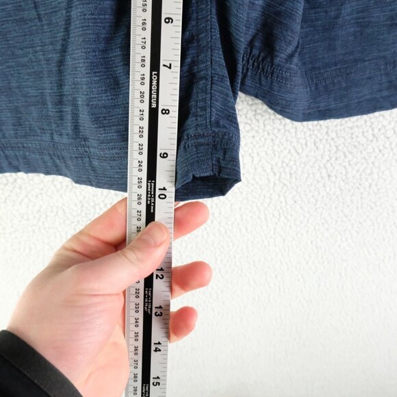 Eddie Bauer Travex Shorts Mens 36 Blue Hybrid Nylon Hiking Beach Summer - Picture 7 of 11